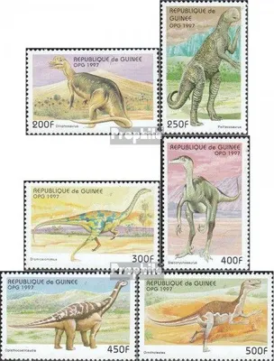 Produktbild von Briefmarken Guinea 1997 Mi 1709-1714 (kompl.Ausg.) postfrisch Prähistorische Tiere