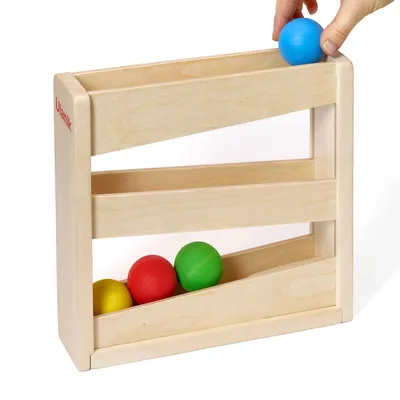 Image de Toboggan à billes en bois