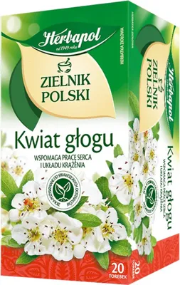 Zdjęcie produktu dla Herbata Kwiat głogu 2g x 20 szt. Zielnik Polski