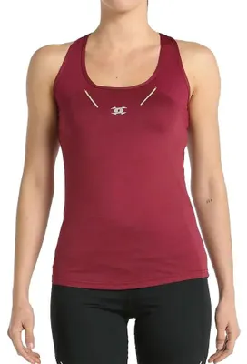 Image de John Smith Acode, t-shirt sans manches rouge, femme, taille M