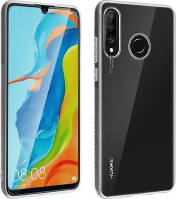 Produktbild von Avizar, 360° Schutz-Set: Hülle und Displayschutzfolie für Huawei P30 Lite, Transparent