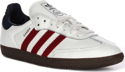 Produktbild von Adidas Samba OG In Red White – 4 UK - 36 2/3 EU - 4.5 US / White Red Navy