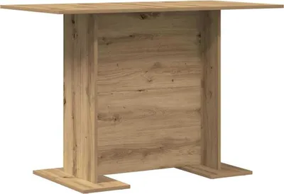 Image de vidaXL Table de salle à manger Chêne Artisan 110 x 60 x 75 cm Bois composite