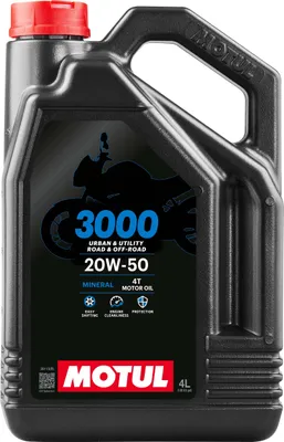 Obrázok produktu pre MOTUL 3000 4T Motorový olej - 20W50 4 litre