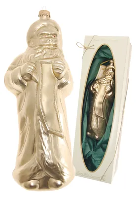 Produktbild von Krebs Glas Lauscha Weihnachtsbaumschmuck - Jubiläums Santa - aus Glas - ca. 22 cm