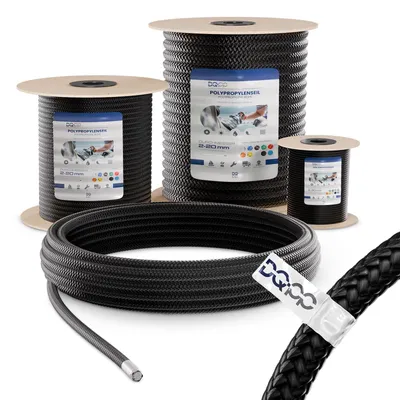 Obrázok produktu pre Polypropylénové lano, 8 mm x 20 m, s vysokou nosnosťou