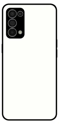 A white smartphone case with a camera module on the back.