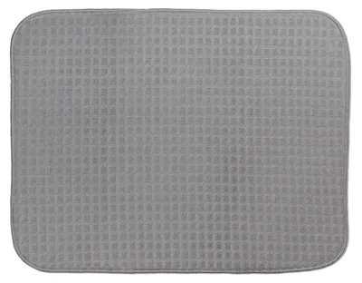 Produktbild von kela Geschirr Abtropfmatte 50 x 38 cm RAPIDA, Geschirrablage für Spüle, Geschirrabtropfer, Spülmatte grau