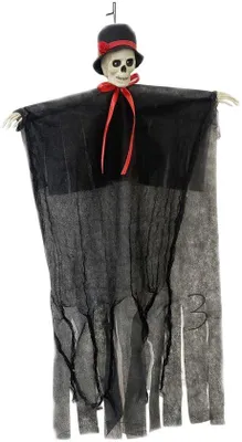 Productafbeelding van Halloween Decoratie met Hangende Spook Skelet