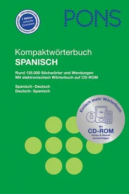 Immagine prodotto di Dizionario tascabile spagnolo PONS: circa 135.000 voci e locuzioni. Spagnolo-tedesco / tedesco-spagnolo. Con CD-ROM
