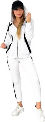 Immagine prodotto di Kit sportivo bianco con strisce