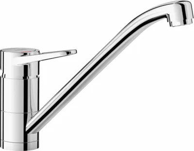 Produktbild von Blanco Küchenarmatur WEGA II Chrom Vorfensterarmatur mit 180° schwenkbarem Auslauf, patentiertem Strahlregler, Metall, Ø 35 mm, 900 mm, Art.-Nr. 526404