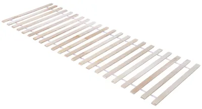 Image de Sommier à lattes pliable Roba, dimensions 70 x 140 cm, pour lits montessori - Accessoires adaptés pour un sommeil sain dans le lit de bébé et d'enfant - Bois naturel