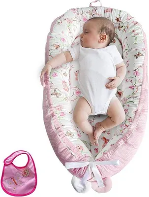 Immagine prodotto di Famanu, nido per neonati regolabile, 100% cotone, rosa