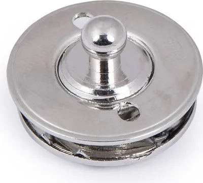 Produktbild von 1x TENAX® Stoffschraube langes Gewinde aus vernickeltem Messing