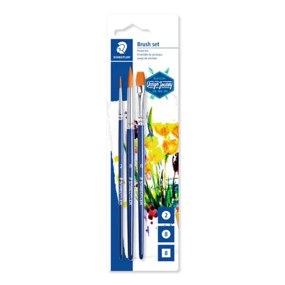 Obrázok produktu pre Staedtler 989-SBK3-3, Súprava kefiek, Štetec filbert, Syntetický