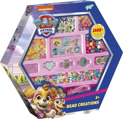 Image de Totum Paw Patrol Kit de perles - Kit de bricolage créatif pour enfants