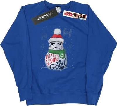 Produktbild von Star Wars - "Up To Snow Good" Sweatshirt für Damen BI37426 (S) (Marineblau)