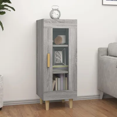 Obrázek produktu pro vidaXL Příborník Grey Sonoma 34,5x34x90 cm výrobek ze dřeva