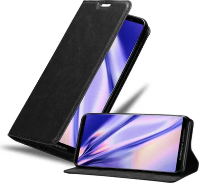 Produktbild von Cadorabo Hülle für Huawei MATE RS Schutz Hülle in Schwarz Handyhülle Etui Case Cover Magnetverschluss