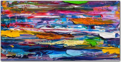 Produktbild von Coloray Bild aus Acryl 100 cm x 50 cm - Acrylblock mit Bild Gehärtetes Acryl Wohnzimmer Küche Dekoration Wanddekoration - Bunte Farbe