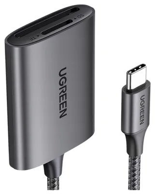Immagine prodotto di Ugreen SD/TF Card Reader Ugreen CM401 USB C 5Gb/s - Grey