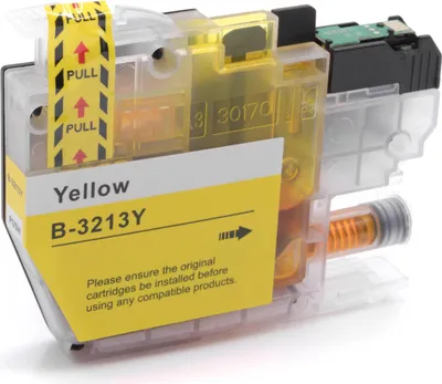 Produktbild von vhbw Tintenpatrone Gelb als Ersatz für Brother LC3213Y, LC-3213Y (kompatibel, 7ml + Chip)