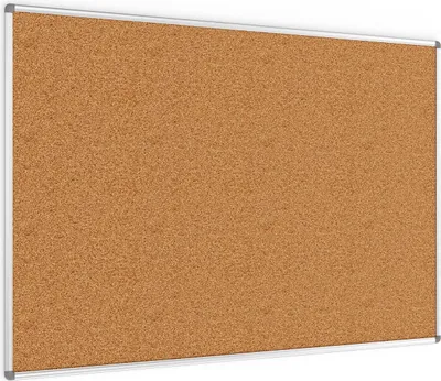 Immagine prodotto di Bacheca in sughero (cornice in alluminio) 150x100 cm