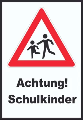 Produktbild von Achtung Schulkinder Schild A1 (594x841mm)