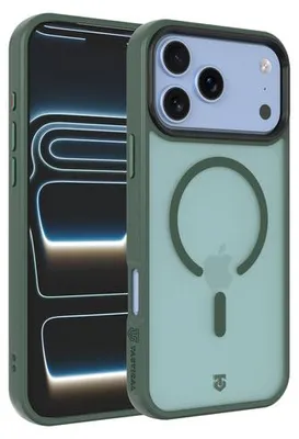 Zdjęcie produktu dla Etui ochronne MagForce Hypersand do iPhone 17 Pro Max/18 Pro Max, kolor: ciemnozielony