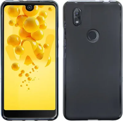 Zdjęcie produktu dla Wiko View 2 Silikonowe etui ochronne na telefon komórkowy, czarne