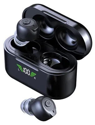 Produktbild von 2-in-1 In-Ear BT Kabellose Ohrhörer Hörgerät mit Ladeetui Wiederaufladbare Ohrhörer und Hörgeräte Rauschunterdrückung Tonverstärker Lautstärkeregelung mit Mikrofon