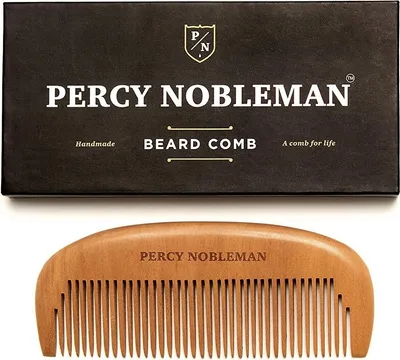 Image de Peigne à barbe en bois pour hommes Percy Nobleman