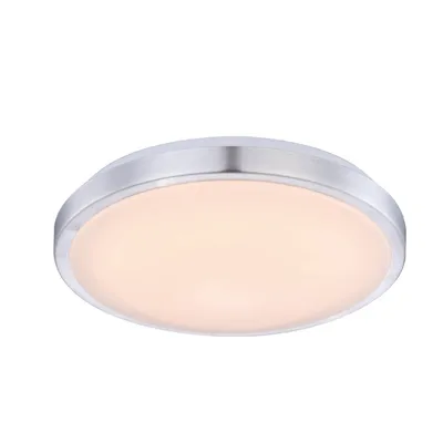 Produktbild von Lindby LED-Deckenlampe Emelie, Ø 35 cm, alufarben, Metall