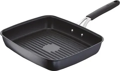 Image de Poêle grill 29x25cm fonte d'aluminium - Lagostina - 12165040925 - tempra