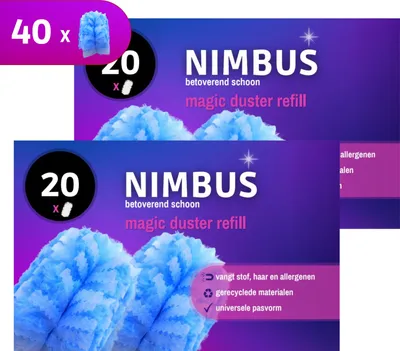 Image de Nimbus magic duster navulling 40 stuks