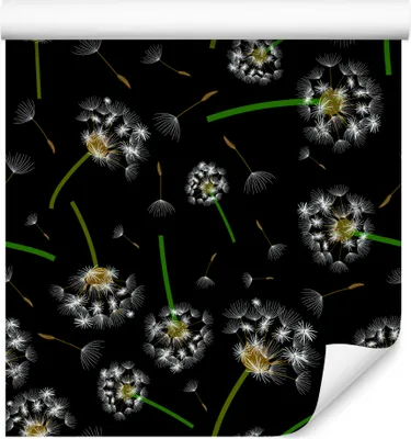 Produktbild von 10m VLIES TAPETE Rolle Natur Blumen Flora Pusteblumen Feldblumen Motiv XXL