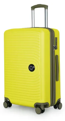 Produktbild von HAUPTSTADTKOFFER - Mitte - Mittelgroßer Koffer Trolley Hartschalenkoffer 4 Doppelrollen, XXL Erweiterung Hardcase Luggage TSA, 68 cm, 88 Liter,Lemon