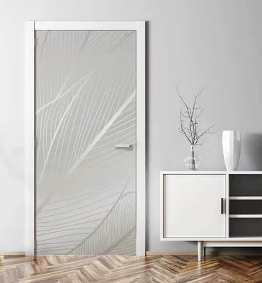 Produktbild von Türtapete Türposter Türfolie selbstklebend Blumenmuster Zeichnung groß