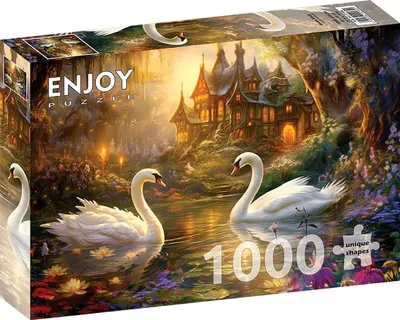 Zdjęcie produktu dla Puzzle 1000 elementów Enjoy – Łabędzi śpiew