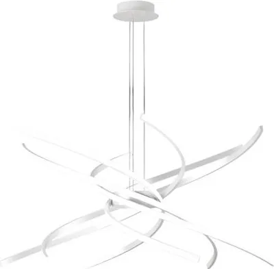 Zdjęcie produktu dla Nowoczesny żyrandol LED Tornado 69W 4450LM 1163/S80 biały