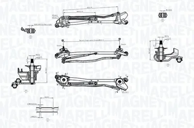 Zdjęcie produktu dla Mechanizm Wycieraczek Nissan Micra Iii 10.02-06.10 Przód