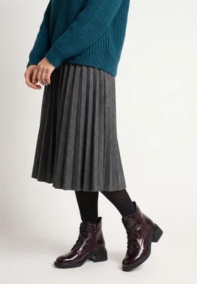 Produktbild von Burgunderrote -Ankle-Boots für Damen, Größe 37