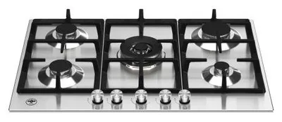 Image de Bertazzoni La Germania P755CLAGX plaque Acier inoxydable Intégré 75 cm Gaz 5 zone(s)