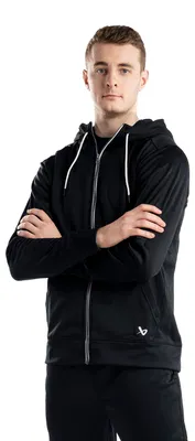 Produktbild von Bauer Fleece Zip Hoodie Team Senior schwarz S