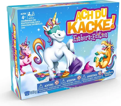 Produktbild von Hasbro - Kinderspiel - Ach du Kacke! Einhorn Edition
