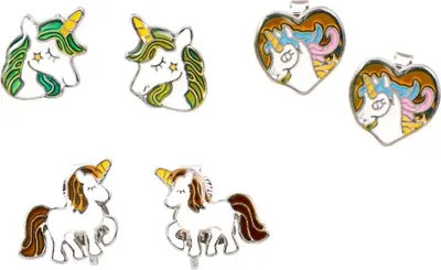 Produktbild von Coppenrath Verlag GmbH & Co.KG Stimmungs-Ohrclips Einhorn-Paradies, sortiert (1 Stück) 18