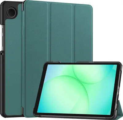 Produktbild von Schutzhülle für Galaxy Tab A11 / A9, Bizon Case Tab Croc, Dunkelgrün