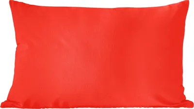 Produktbild von MuchoWow® Zierkissen Sofakissen Wohnzimmer Dekokissen 60x40 cm Rot - Farbe - Einfarbig - Kopfkissen - Polster mit Foto
