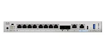 Zdjęcie produktu dla Cisco Secure Firewall 1220, 15 Gbit/s, 9000 Mbit/s, 9000 Mbit/s, 1500 MB/s, IEEE 802.3at, SFP